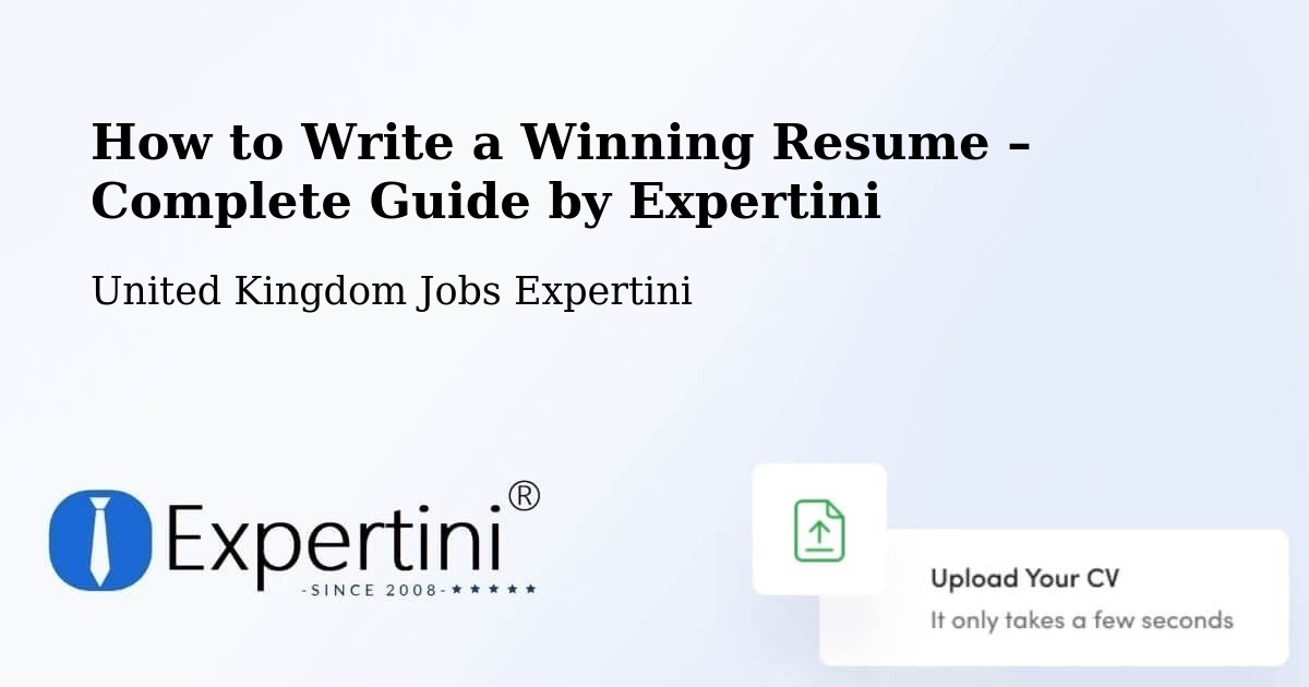 Resume Writing Guide for Job Seekers – Shefford - Shefford, United Kingdom Jobs Expertini